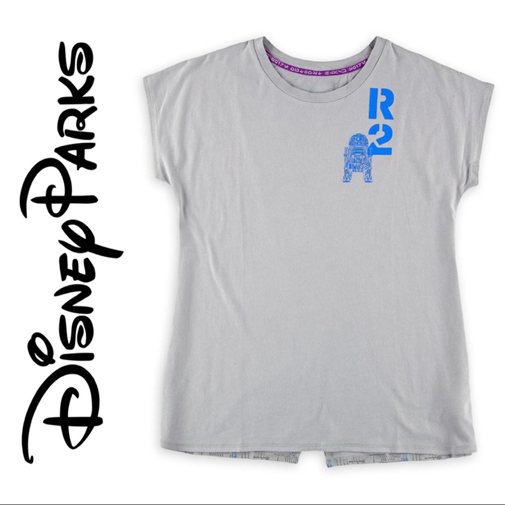 Disney Parks Galaxys Edge Star Wars R2-D2 Droid Circuitry Tee